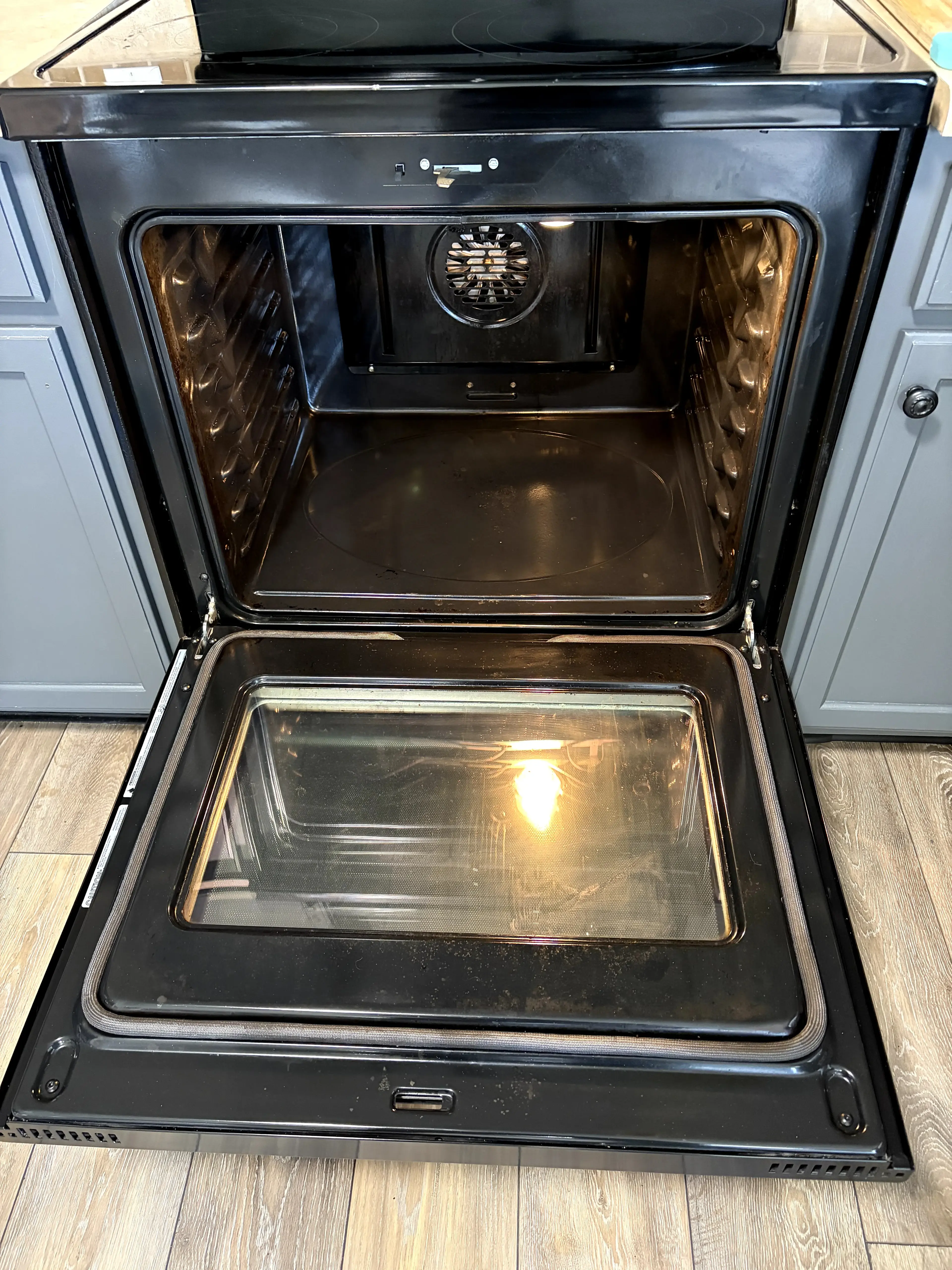 After cleaning
